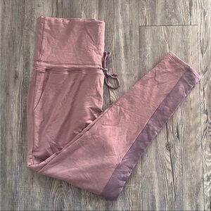 Beyond Yoga Tonal Block Foldover Sweatpant Yoga Joggers